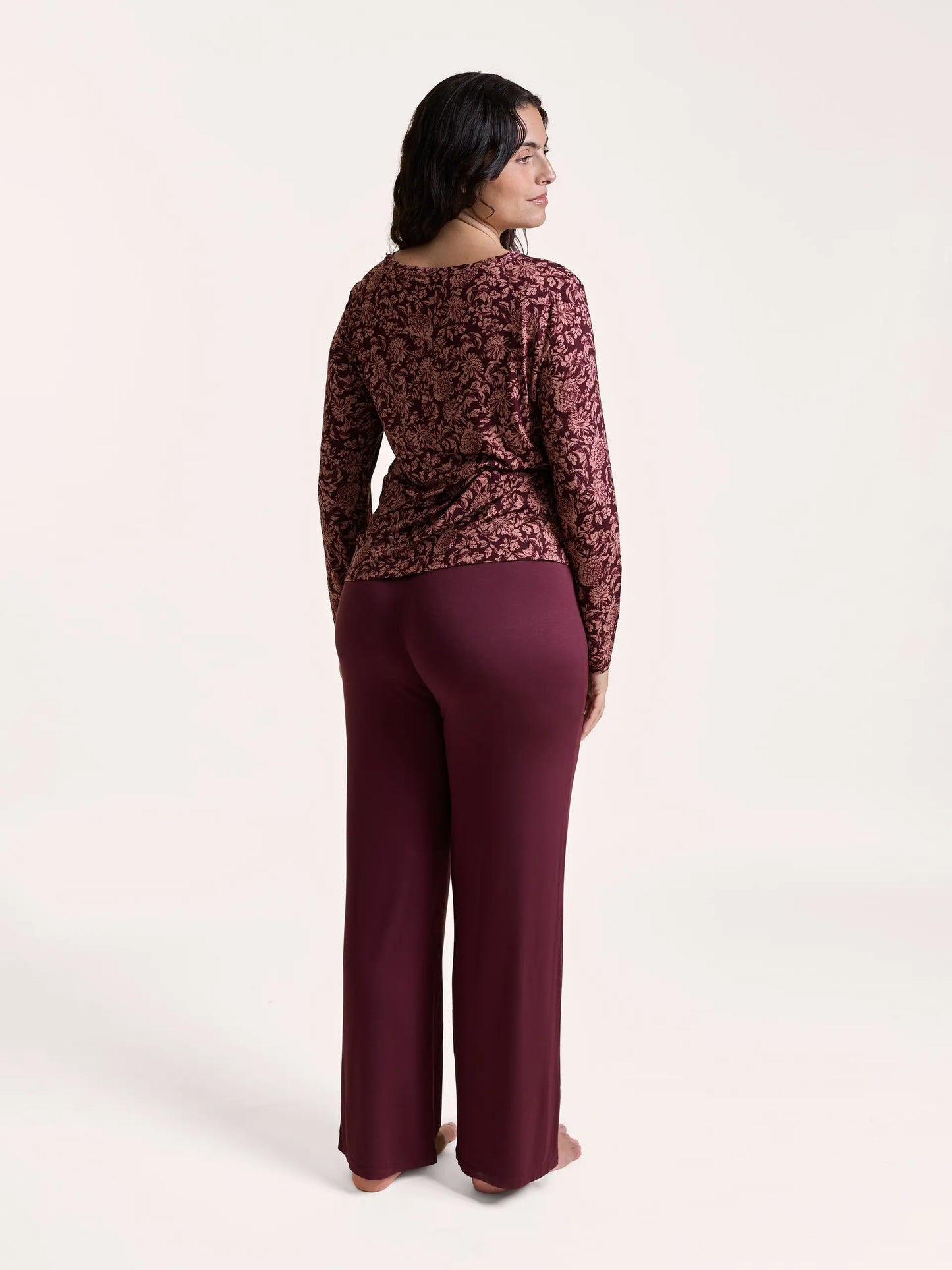 LILA T-SHIRT L/S